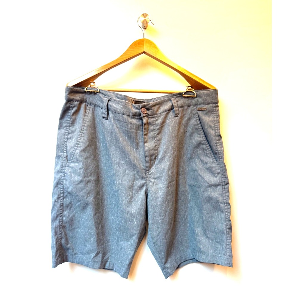 Men's O'Neill Gray/Blue‎ Dress Shorts Size 36